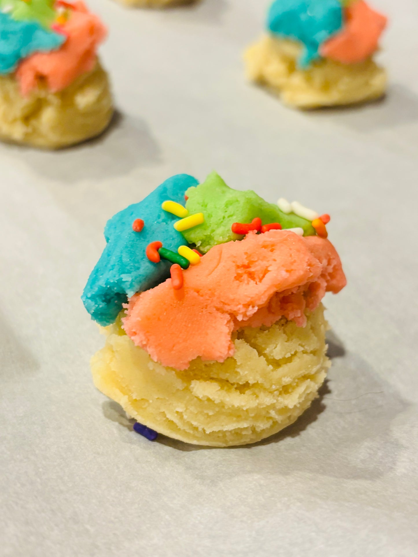 1 Dozen Cotton Candy Cookies