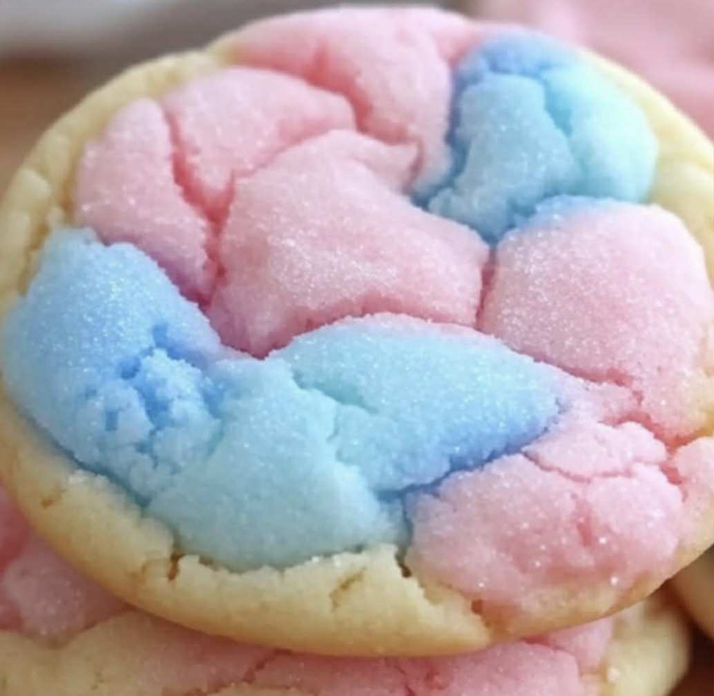Half Dozen Cotton Candy Cookies